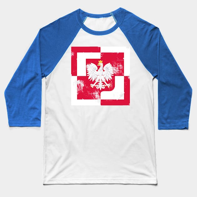 Polish Aircraft Insignia Baseball T-Shirt by Historia